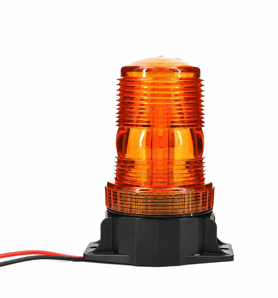 Mini Amber Forklift Beacon - 12-110V DC, IP66, EMC / ECE R10